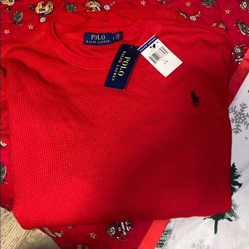 Men’s Ralph Lauren long sleeve waffle shirt